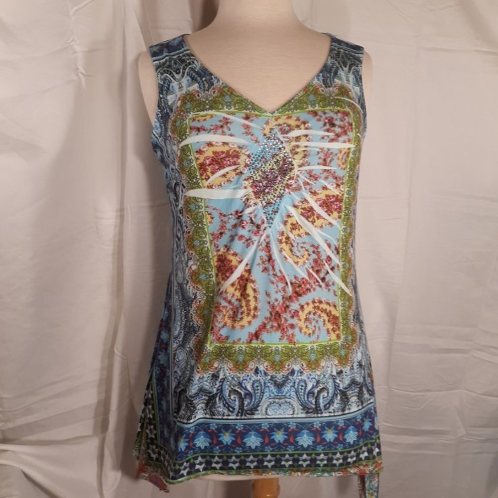 Live And Let Live Sublimation Shirt Small Embellished GUC - Picture 1 of 8